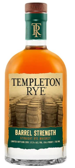 Image sur Templeton Rye Barrel Strength 56.55° 0.7L